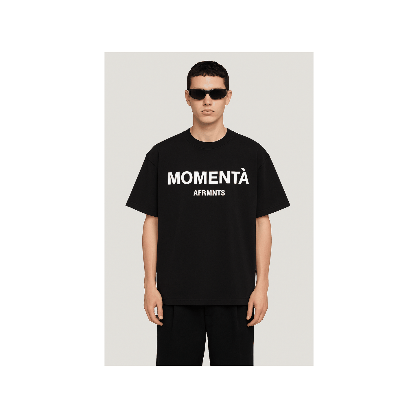 MOMENTA - Black Tee